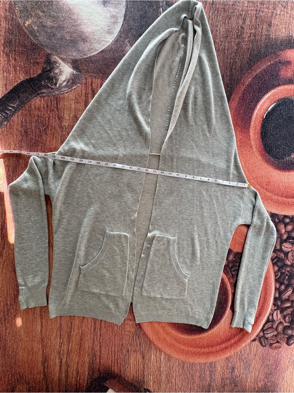 Lululemon Sundown hoodie grey Open front Cardigan Sweater Cozy and Comfort SizeM - Picture 4 of 9